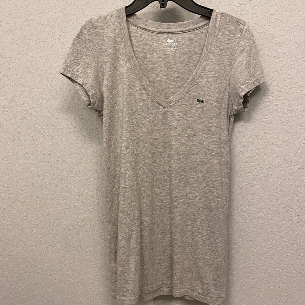 Grey Lacoste T-shirt